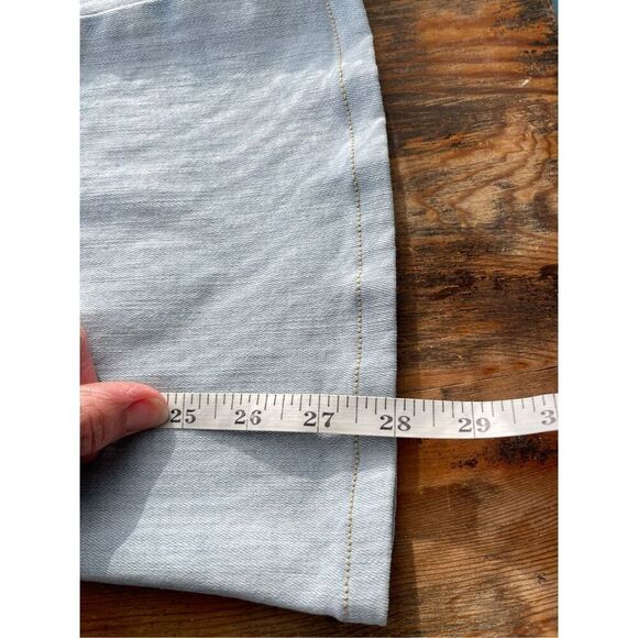 T1 Gray Lab Women's High Rise Zip-Fly Bootcut Denim Jeans‎ Light Wash Size 31 - Picture 6 of 6